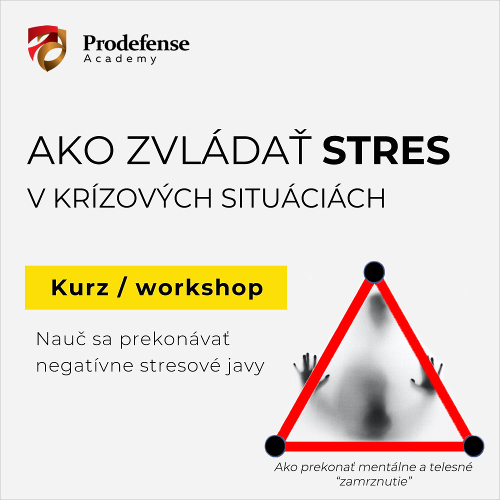 A. Osobný kurz a workshop s lektorom:<small><h5>Ako zvládať stres v krízových situáciách</h5></small>